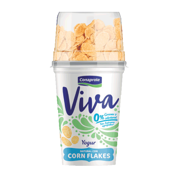 Yogur Viva 0% Corn Flakes