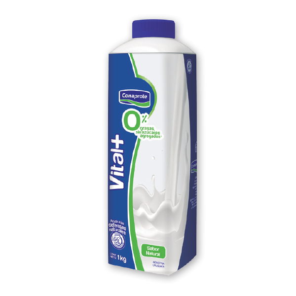 Yogur Vital+ 0% Natural 1kg