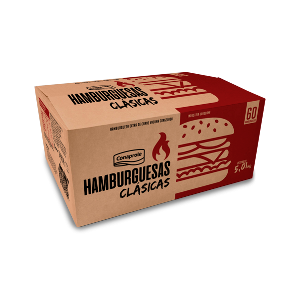 Hamburguesa Clásica Caja